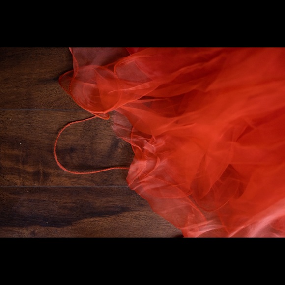 SALE!!! CORAL Jovani COUTURE Ball Gown from Henri's - Picture 15 of 17